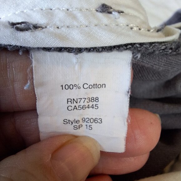 J. Crew Mens 30W Gramercy Chino‎ Gray Anchor Embroidered Shorts Nautical Preppy - Picture 4 of 14